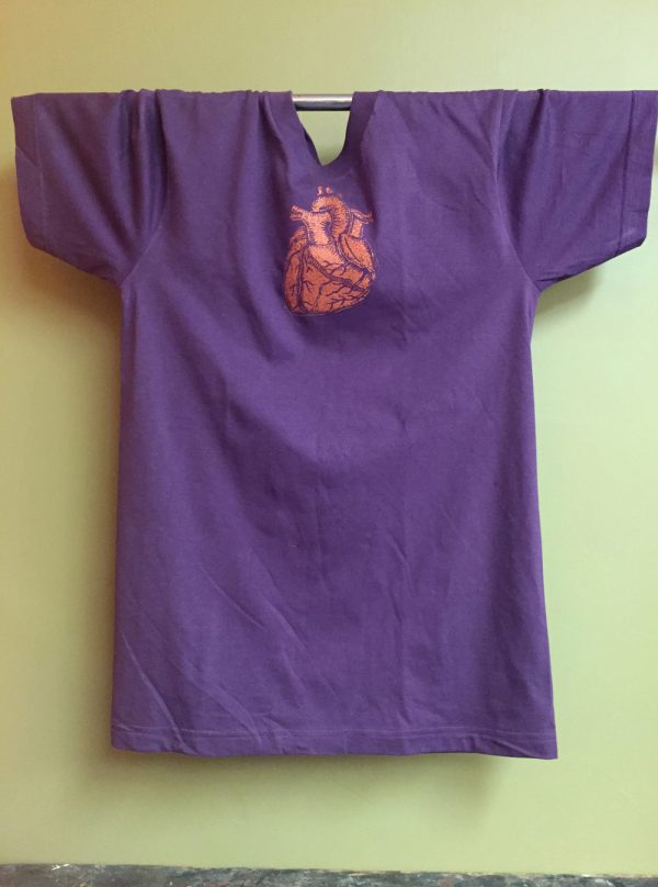 Anatomical heart shirt